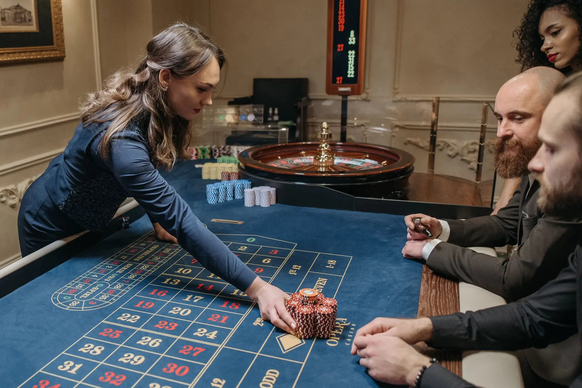 Roulette Spielszene
